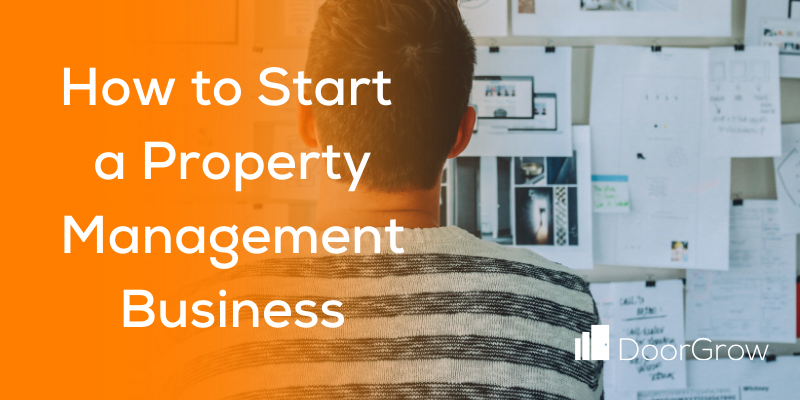 how to start a property management business graphic